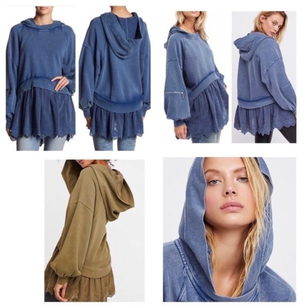 NEW AMAZING FREE PEOPLE HOODIE NWT - Picture 4 of 7
